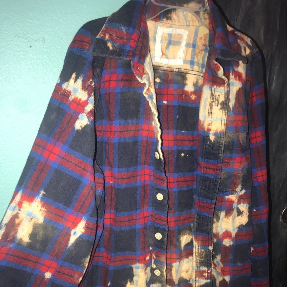 Bleached flannel